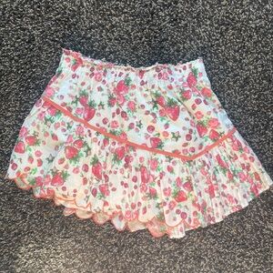 Loveshackfancy strawberry skirt 🍓 SMALL
